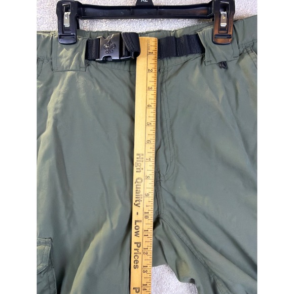 BSA Boy Scouts Switchback Uniform Pants Adult Small (32x31) Green Hike Camp READ - Picture 9 of 11